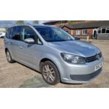 SILVER VOLKSWAGEN TOURAN SE TDI S-A DIESEL MPV 1598CC FIRST REGISTERED 17/10/2012 REG: RO62XBC