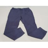 27 X BRAND NEW AEROPOSTALE MENS ANKLE CUFF CHINOS IN NAVY BLUE SIZES 34R IN TWO BOXES