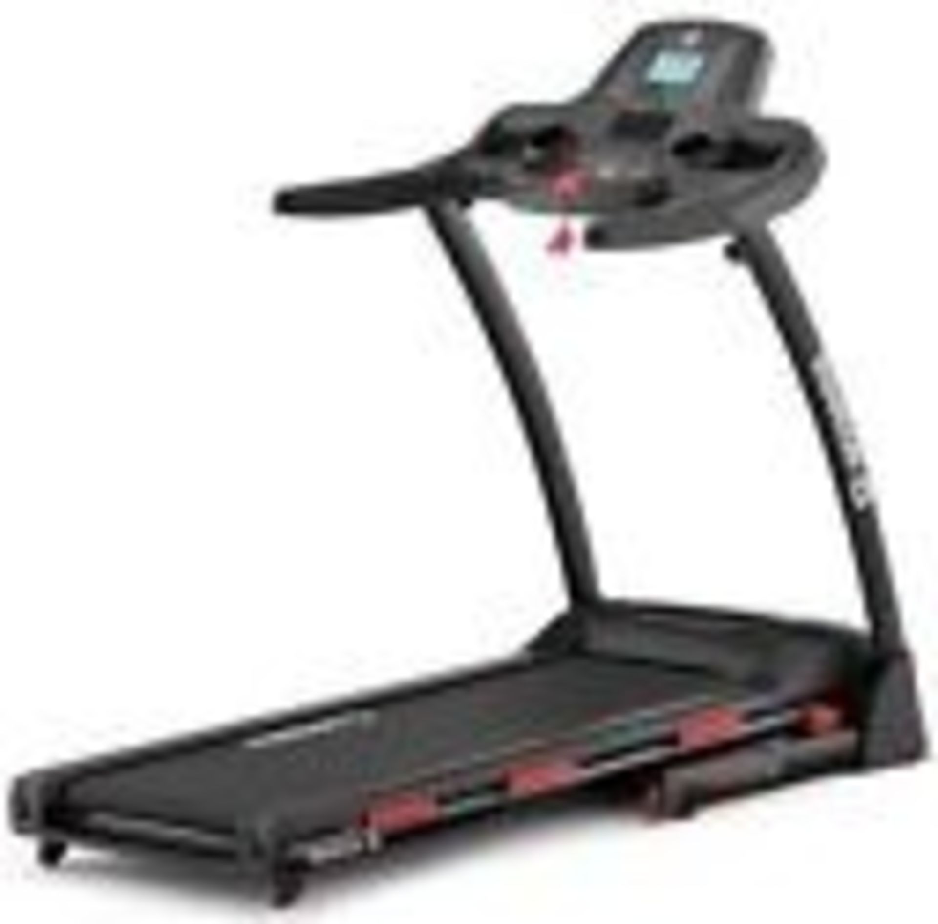 1 X IN BOX REEBOK GT40S TREADMILL 00 IN BLACK GROSS WEIGHT 75KG (NOTE BOX DAMAGED & RETAPED)