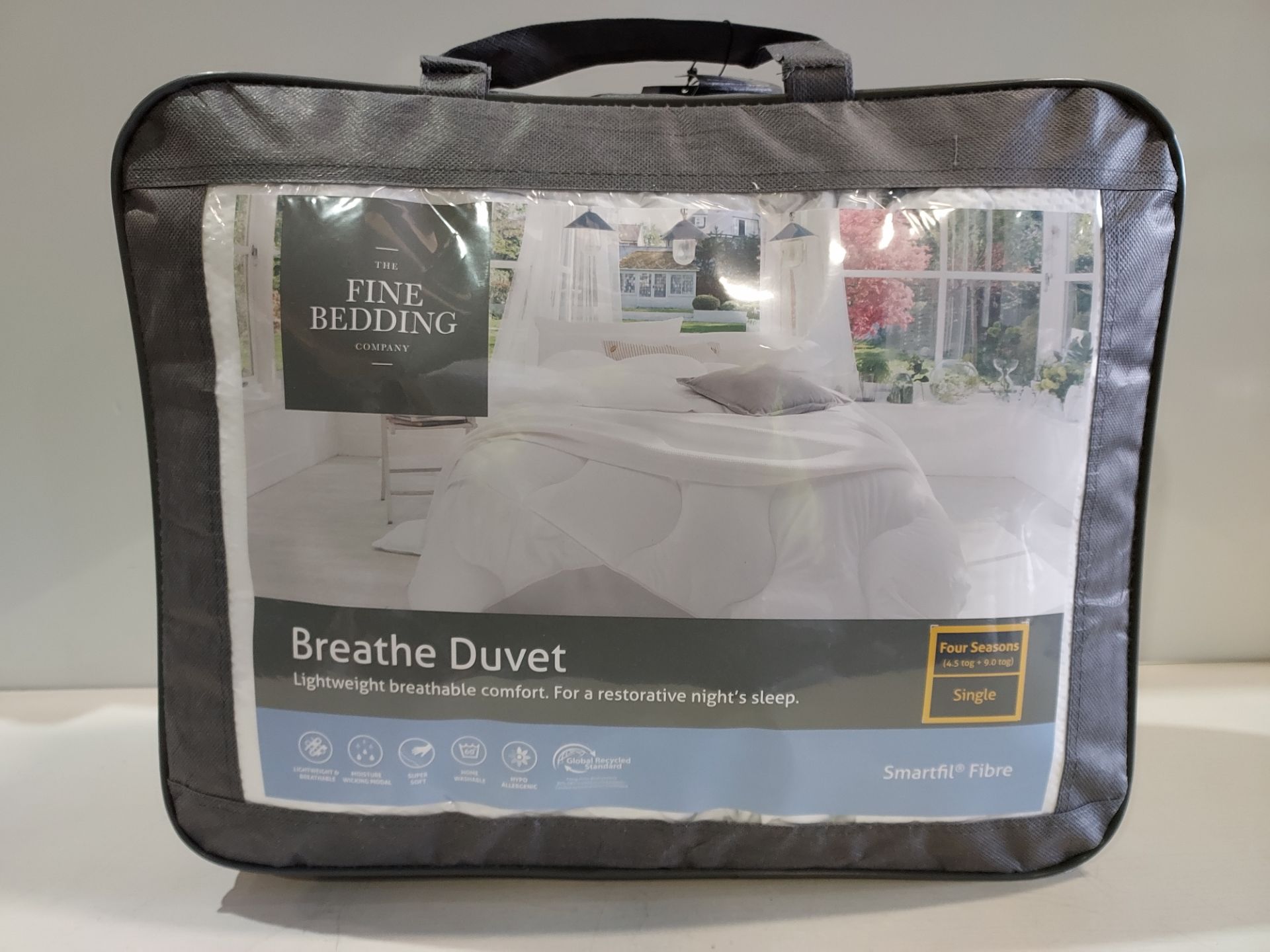4 X BRAND NEW THE FINE BEDDING COMPANY BREATHE / SPUNDOWN DUVETS - WASHABLE - QUICK DRYING -