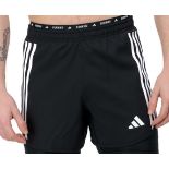 12 X BRAND NEW ADIDAS RUNNING SHORTS IN BLACK/WHITE SIZE'S 4 IN 30 , 4 IN 34 , 4 IN 28 (SHORTS