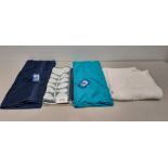 50 X BRAND NEW MIXED TOWEL LOT CONTAINING MUSBURY SUPERSOFT TOWELS IN VARIOUS SIZES AND COLOURS TO
