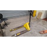 WIDE GAUGE PUMP TRUCK WITH HAND OPERATED BREAK *** PLEASE NOTE: ASSETS ARE LOCATED HASLINGDEN,