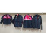 15 X PIECE MIXED KIDS CLOTHING LOT CONTAINING ONEILLS MIXED HOODYS IN MULTI-PINK IN MIXED SIZES