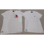 17 X BRAND NEW MIXED MENS THREADBARE T SHIRTS IN WHITE IN SIZES SMALL , MEDIUM , LARGE (RRP TOTAL £