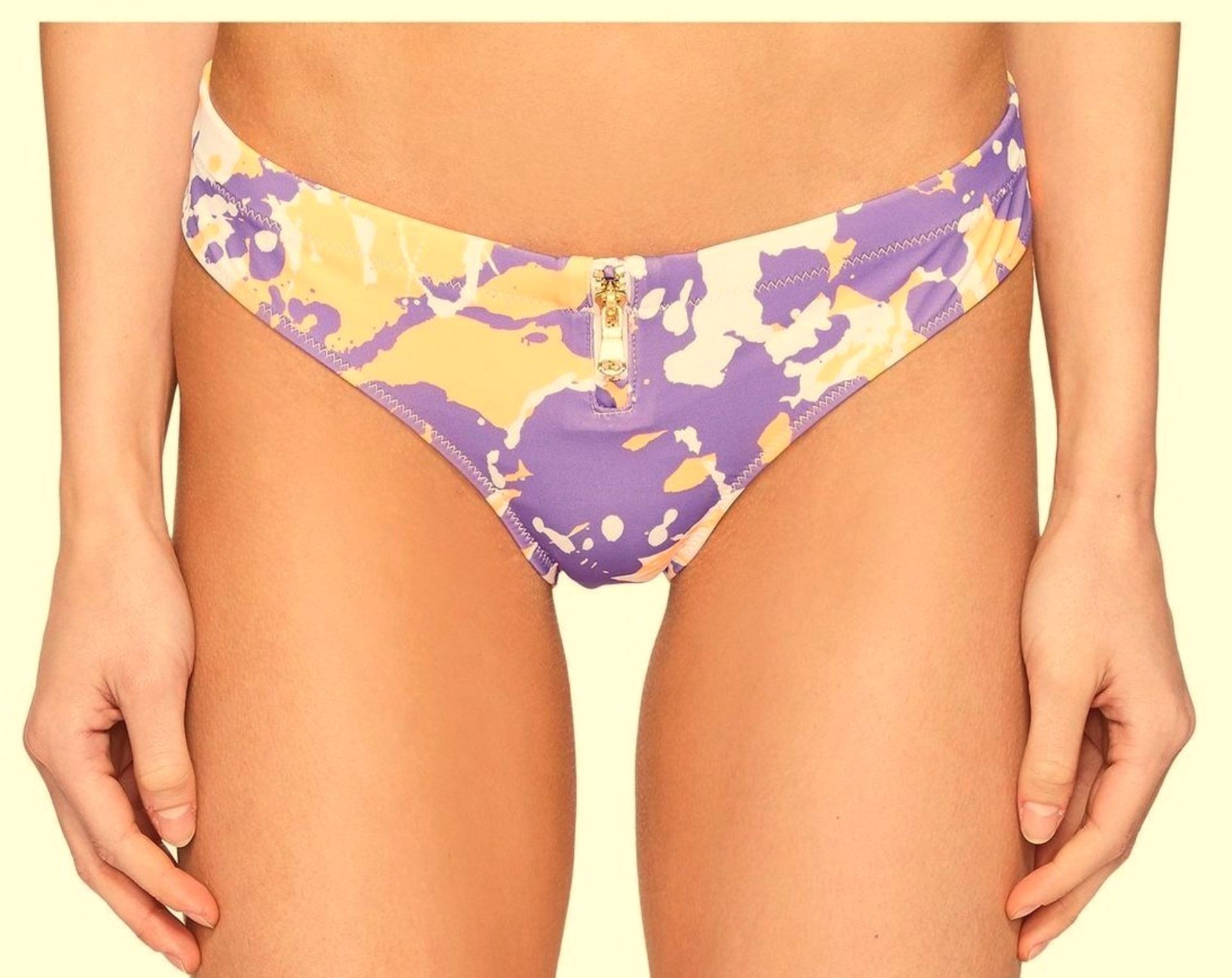 20 X BRAND NEW WOMEN'S L'AGENT PROVOCATEUR HIPSTER BIKINI BOTTOM'S IN PURPLE/ORANGE SIZE SMALL . RRP