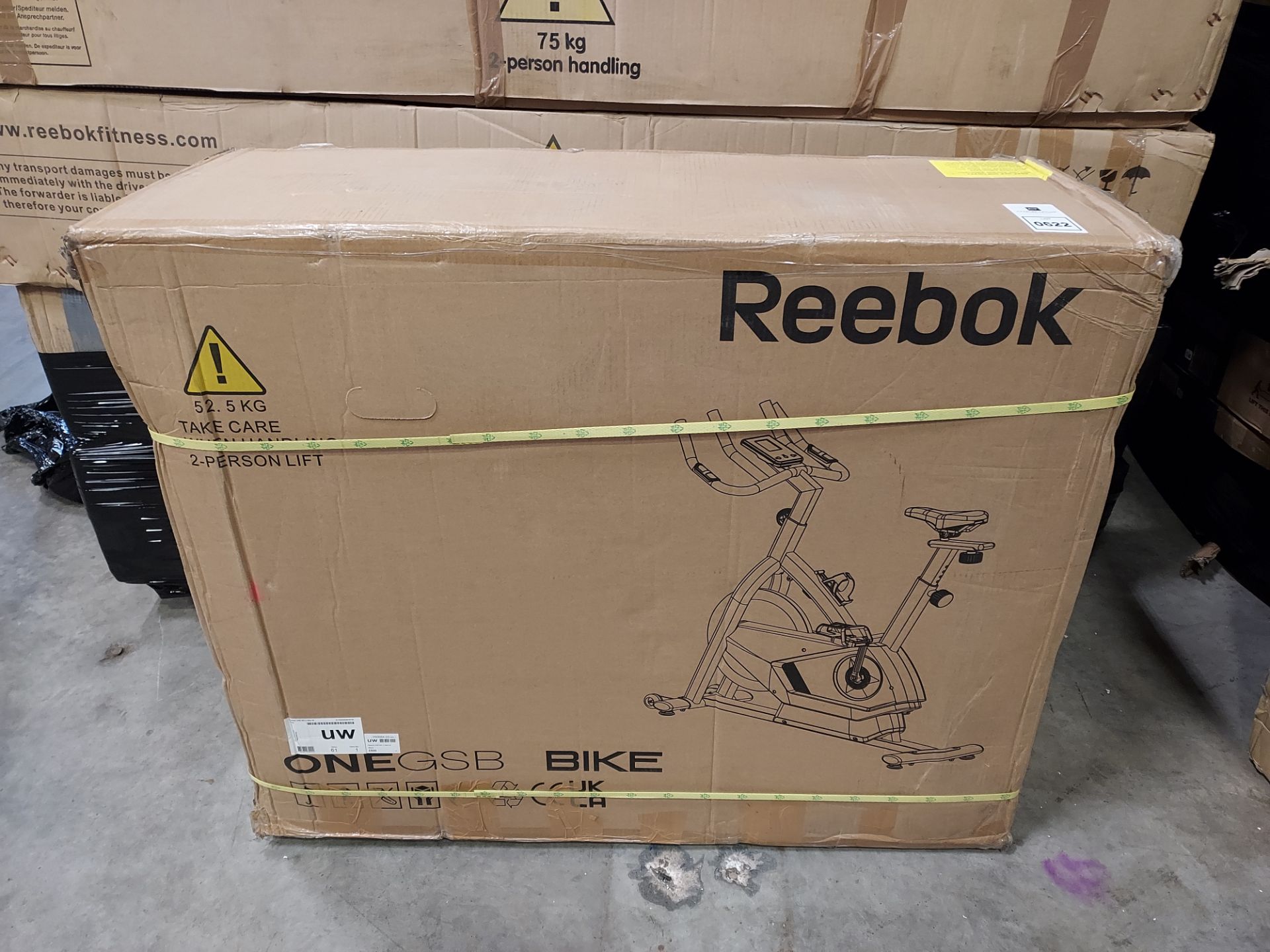 1 X BRAND NEW FACTORY SEALED REEBOK GSB IND X BIKE 00 IN BLACK GROSS WEIGHT 52.5 KGS IN BOX - Image 2 of 2