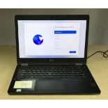 DELL LATITUDE E7470 LAPTOP, INTEL I7-6600U CPU, 8GB RAM, 256GB SSD, DATA WIPED WITH WINDOWS 11