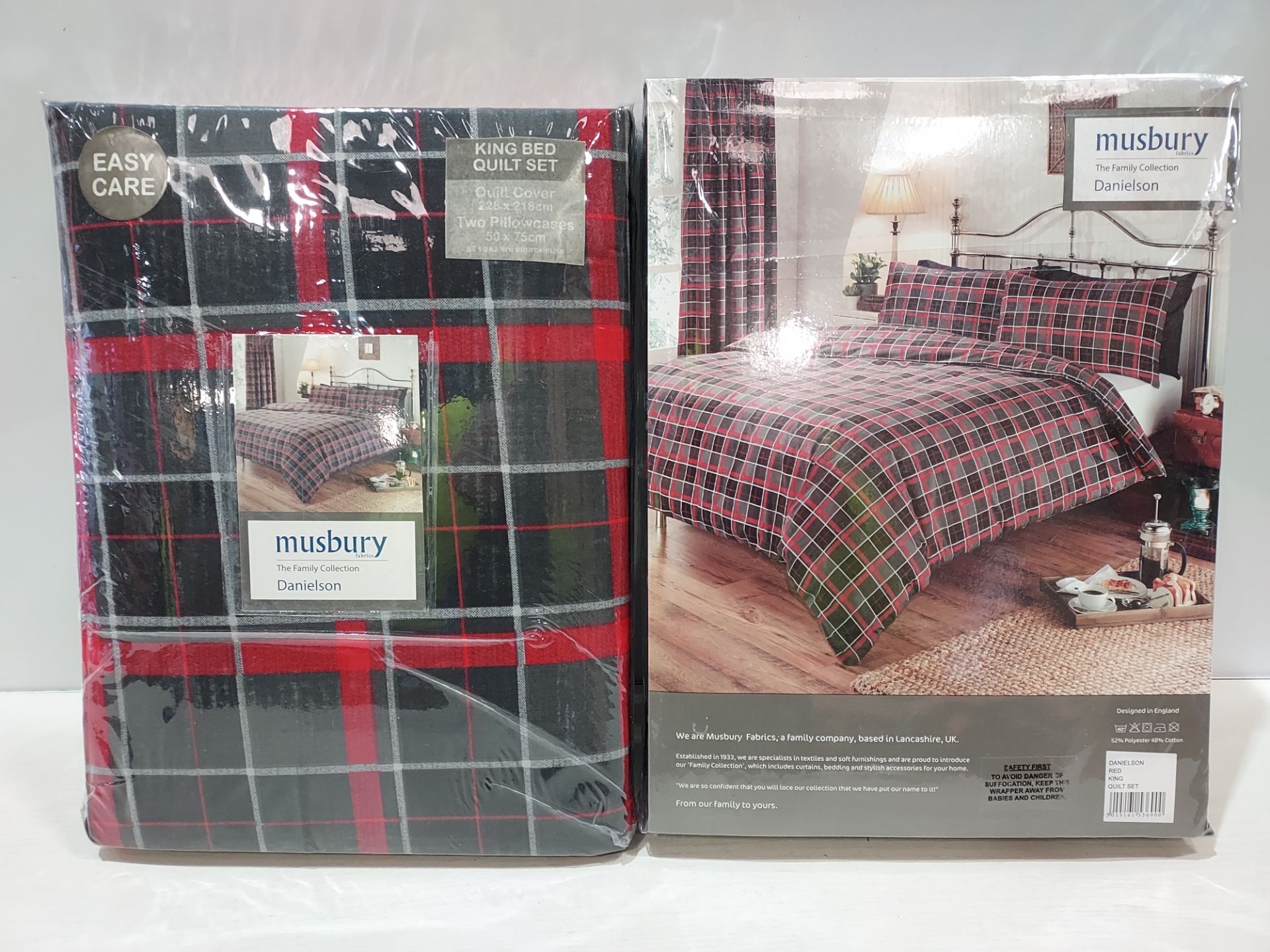 17 X BRAND NEW MUSBURY DANIELSON DUVET SETS TO INCLUDE DUVET COVER AND 2 PILLOW CASES 5 X SUPER KING