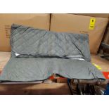 120 X GREY QUILTED PET DOUBLE SOFA PROTECTOR IN GREY IN 12 BOXES