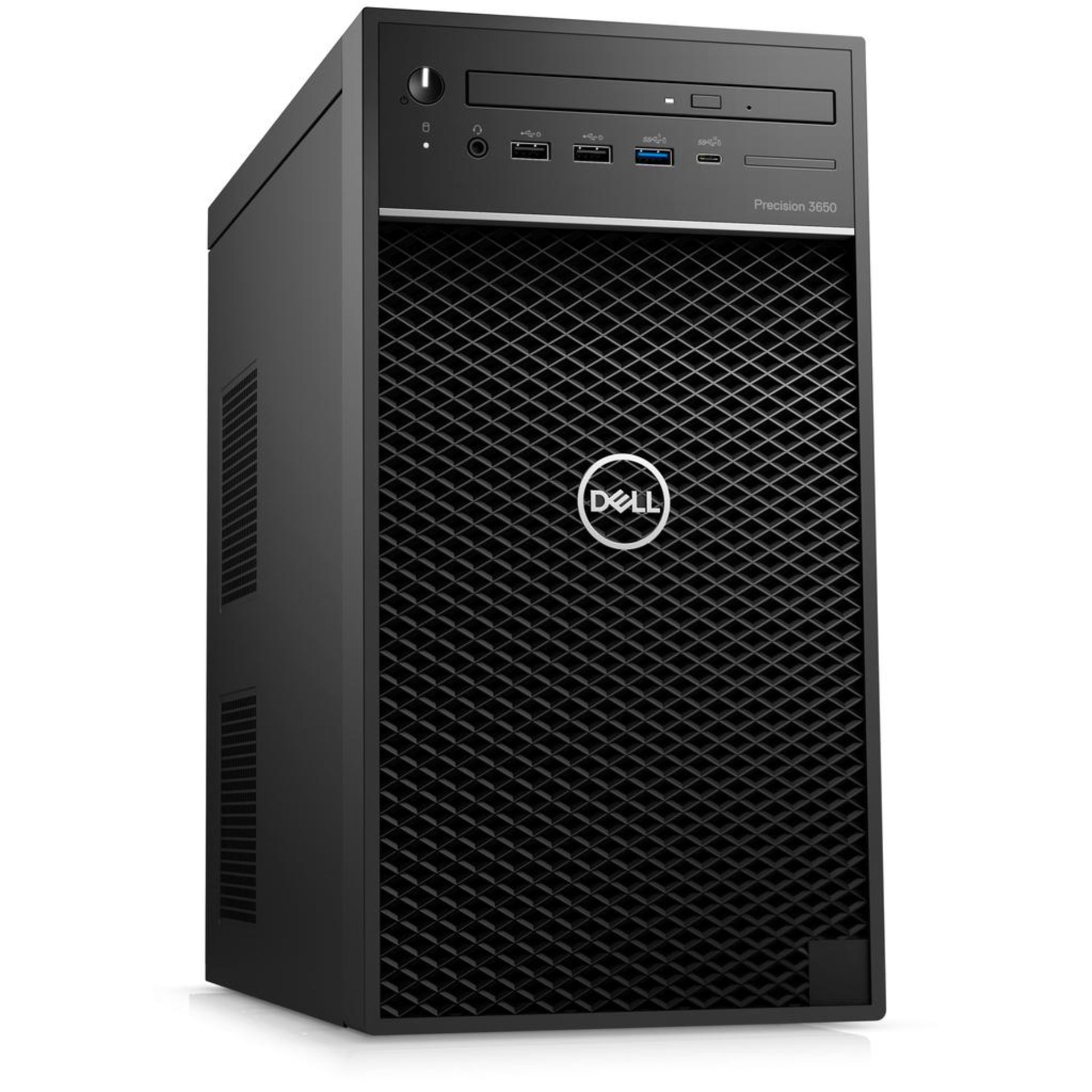 DELL PRECISION 3650 WORKSTATION, INTEL I7-10700 CPU, NVIDIA QUADRO P2200 GPU CARD, 32GB RAM, 2 X