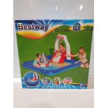 3 X BRAND NEW BESTWAY INFLATABLE PLAY CENTRE LIFEGUARD TODDLERS POOLS ( L 234 X W 203 X H 129 CM ) -