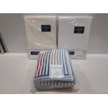 120 X PIECE BRAND NEW MIXED LOT CONTAINING MULTIPLE MUSBURY FITTED SHEETS SIZE SUPERKING 72 X 78