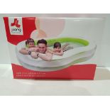 4 X BRAND NEW JILONG GIANT FIGURE OF 8 FAMILY SWIMMING POOL ( L 240 / W 140 / H 47 CM ) - IN 2 BOXES