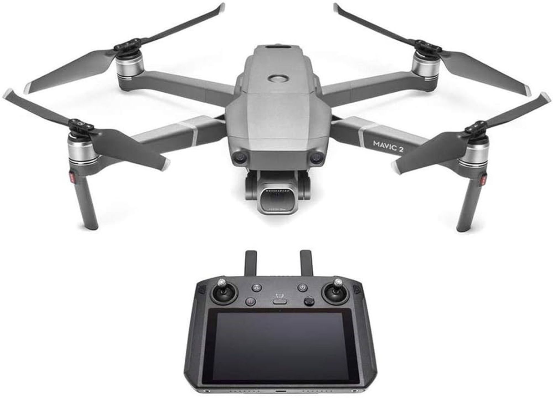 DJI MAVIC 2 PRO DRONE WITH A DJI SMART CONTROLLER AND A DJI RC1B CONTROLLER IN A CARRY BOX (MORE