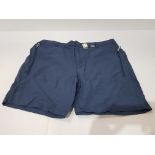 7 X BRAND NEW MENS HIGHTON REGATTA MID-LENGTH WALKING SHORTS IN NAVY BLUE, SIZES INCLUDE 3 IN 40