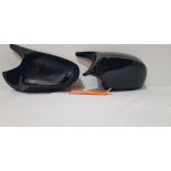 21 X BRAND NEW PAIR OF GLOSS BLACK REAR VIEW SIDE MIRROR COVERS FOR - BMW E90 - E91 - E92 - E93 -