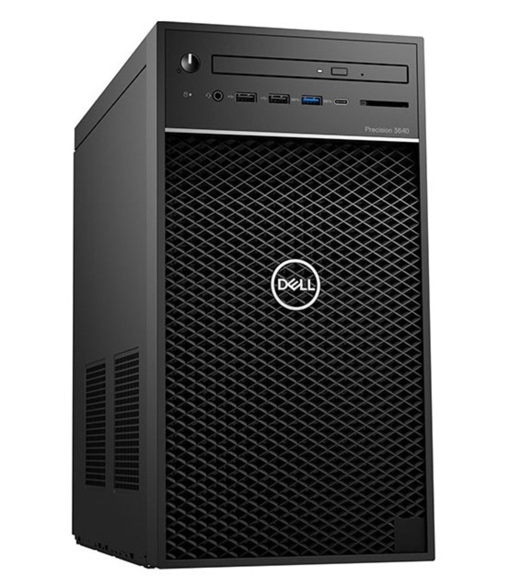 DELL PRECISION 3640 WORKSTATION, INTEL I7-10700 CPU, NVIDIA QUADRO P2200 GPU CARD, 32GB RAM, 2 X