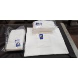 36 X BRAND NEW MUSBURY LUXURY SUPERSOFT TOWELS - ALL IN WHITE COLOUR - ( SIZE : 70 X 127 CM ) - IN 2