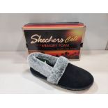 11 X SKECHERS COZY CAMPFIRE TEAM TOASTY WOMENS SLIP ON SHOES IN BLACK- SIZE UK 4 - RRP £35 EACH-