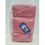 30 X BRAND NEW MUSBURY LUXURY SUPERSOFT TOWELS - ALL IN RICH DAMSON / PINK - (70 X 127 CM ) - IN 2