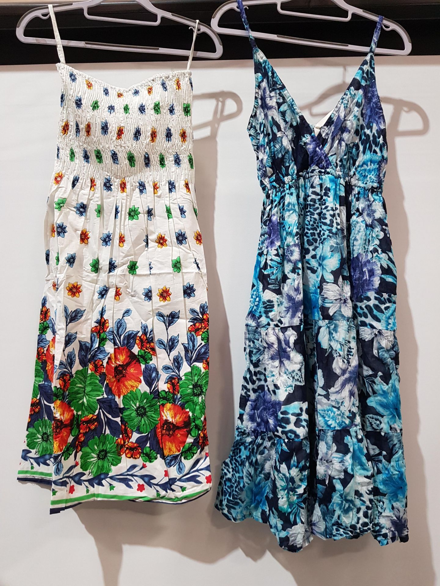 19 X BRAND NEW MIXED STYLES AND SIZES SUMMER PISTACHIO DRESSES - RRP £25 EACH £600 TOTAL- IN TWO