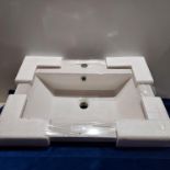 15 X BRAND NEW ELATION NARO 600 GELL STONE BASINS IN WHITE - CODE 849