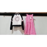 23 X BRAND NEW MIXED LOT CONTAINING 12 KIDS JACK WILLS PINK DRESSES SIZES 7 14-15 YEAR OLDS, 3 15-16