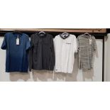 34 X BRAND NEW MIXED THREADBARE T-SHIRTS/ POLO SHIRTS IN MIXED SIZES AND STYLES- TOTAL RRP £644-