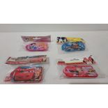 36 X PACKS OF 48 PIECE BRAND NEW DISNEY KIDS LUGGAGE TAGS WITH VARIOUS CHARACTERS THIS INCLUDES