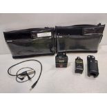 2 PC AUDIO SET IE. SONY UTX-P40WIRELESS AUDIO MICROPHONE XLR PLUG-ON TRANSMITTER PLUS A SONY URX-P40