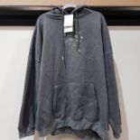20 X BRAND NEW DAISY STREET WITH JUST BE F**CKING NICE- IN CHARCOAL IN SIZE MEDIUM- RRP £26 EACH- IN