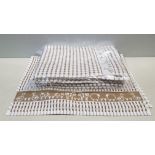 144 X BRAND NEW TEA / KITCHEN TOWELS - IN LATTE COLOUR - ( 50 X 70 CM ) IN 2 BOXES