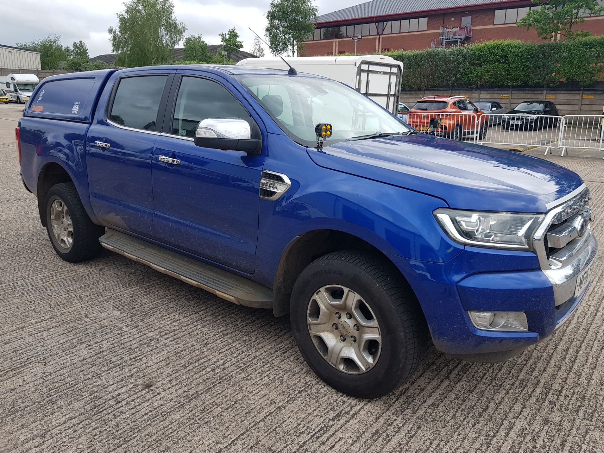 BLUE FORD RANGER LIMITED 4X4 DCB TD DIESEL PICKUP 2198CC FIRST REGISTERED 5/4/2016 REG: MF16YDR