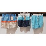 16 X BRAND NEW TOKYO LAUNDRY SWIMMING SHORTS IN MIXED STYLES AND SIZES- RRP EACH £18.99- TOTAL £