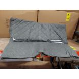 120 X GREY QUILTED PET DOUBLE SOFA PROTECTOR IN GREY IN 12 BOXES