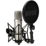RODE NT1-A CONDENSER MICROPHONE WITH MUFFLER (NO RODE BACK PLATE)