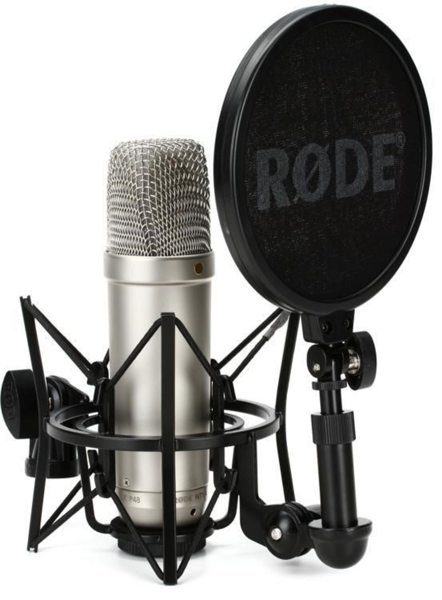 RODE NT1-A CONDENSER MICROPHONE WITH MUFFLER (NO RODE BACK PLATE)