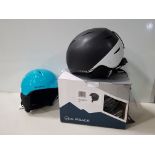 20 X BRAND NEW MIXED HELMET LOT TO INCLUDE SOLOMON - ROLLER BLADE - BLIZZARD AND UVEX HELMETS IN