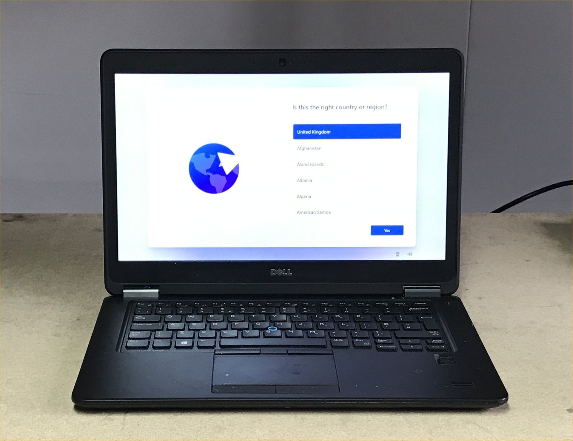 DELL LATITUDE E7450 LAPTOP, INTEL I7-5600U CPU, 8GB RAM, 256GB HDD, DATA WIPED & WIN 11 INSTALLED,