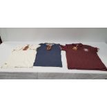 18 X BRAND NEW TOKYO LAUNDRY MENS POLO TOPS/ T-SHIRTS IN MIXED STYLES AND SIZES (TOTAL RRP £34) IN