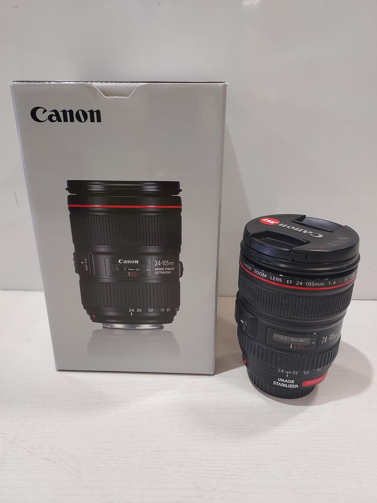CANON 24-105 MM F/4L IS USM CAMERA LENS WITH ORIGINAL BOX - Image 2 of 2