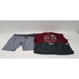 8 X BRAND NEW MIXED DUKE TEES CLOTHING THIS INCLUDES SHORTS, PK POLOS T-SHIRTS AND TROUSERS ALL IN