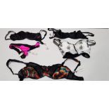 50 X BRAND NEW WOMENS UNDERWEAR/ NIGHTWEAR CONTAINING YESMASTER UNDERWEAR IN BLACK AND PINK IN