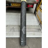 ROLL OF NEW LINO BLACK TILE EFFECT 3 M WIDE (50-75M/2 AREA) *** PLEASE NOTE ASSET LOCATED IN CROYDON