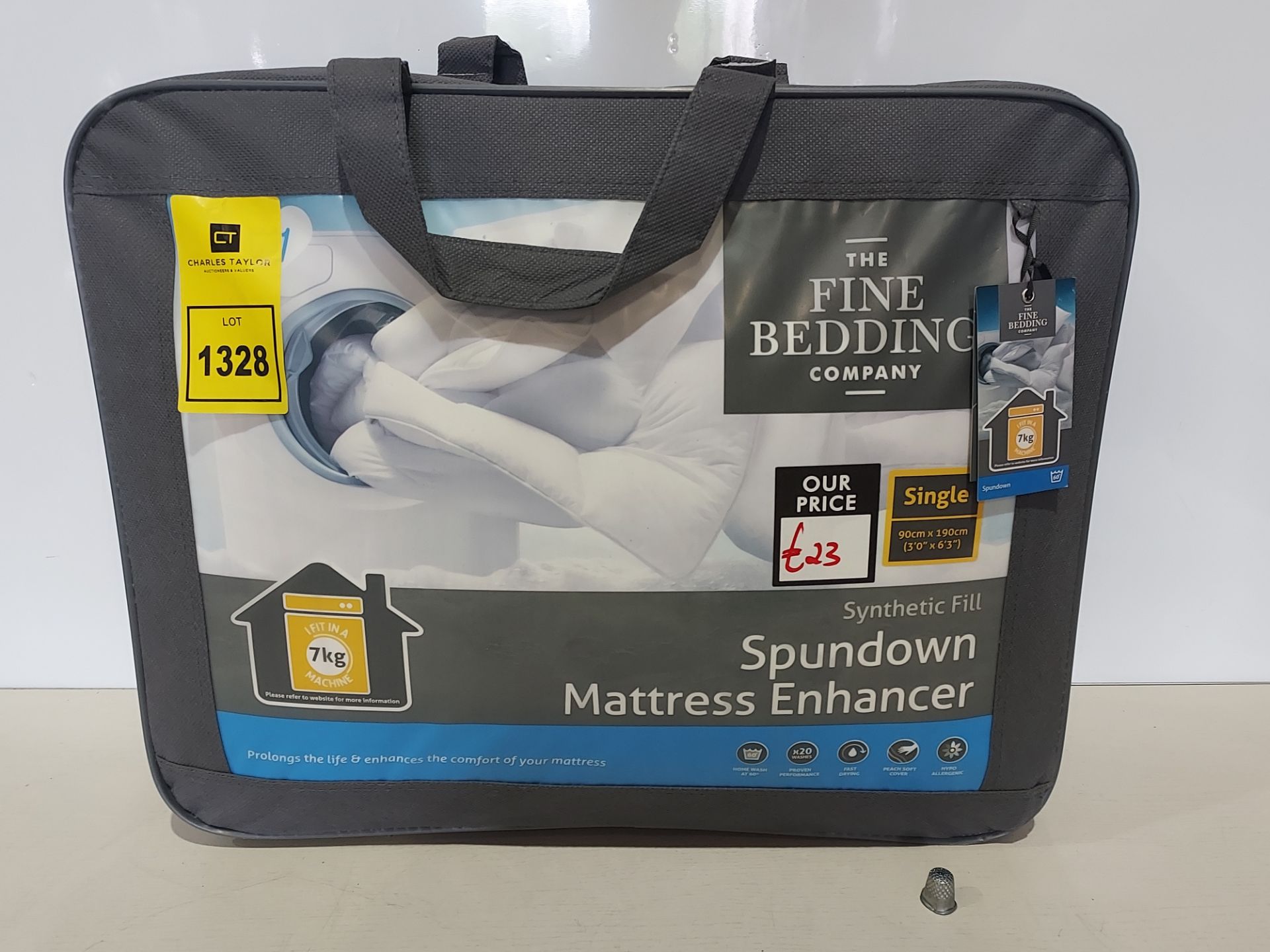 6 X BRAND NEW THE FINE BEDDING COMPANY SPUNDOWN MATTRESS ENHANCER IN SINGLE