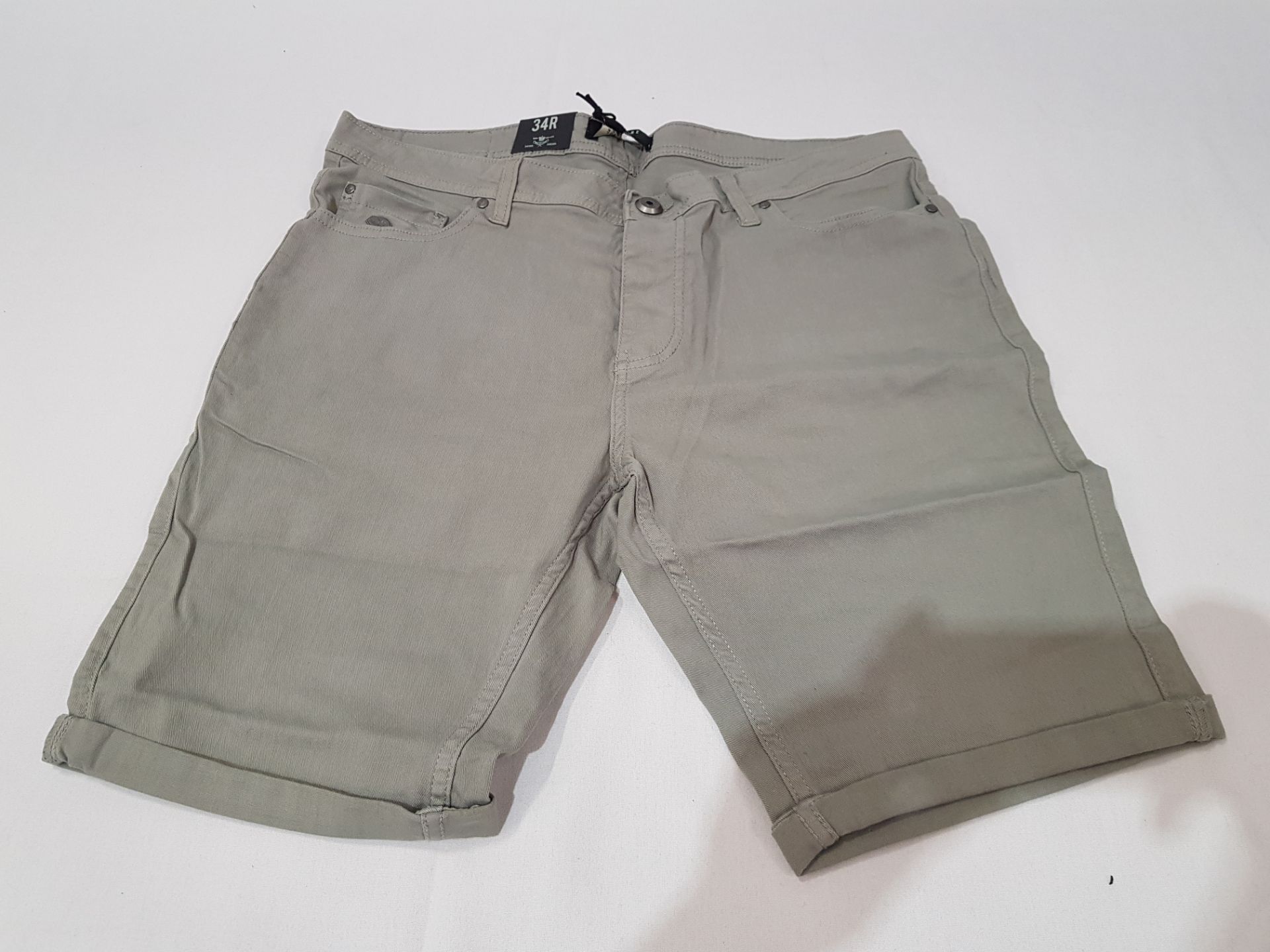 10 X BRAND NEW MENS THREADBARE CHINO DENIM SHORTS IN MINT SIZES INCLUDE FIVE 32 WAIST, TWO 34 WAIST,