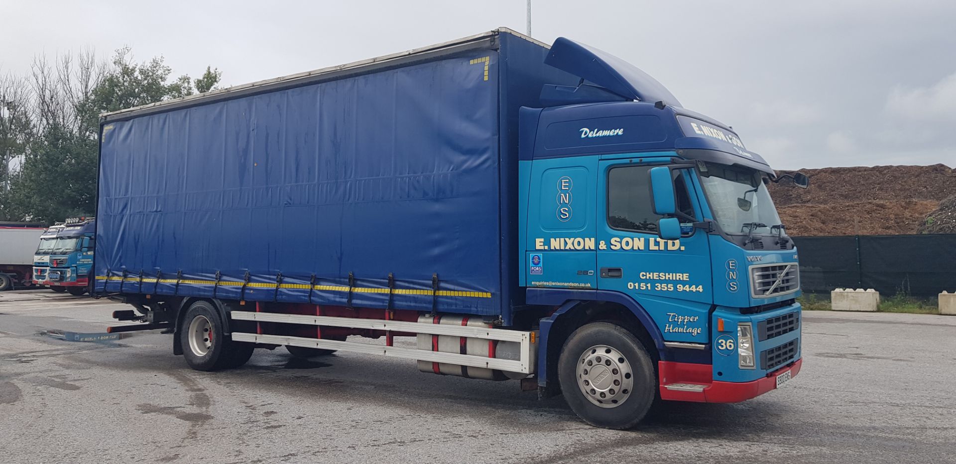 VOLVO FM9 260 18TONNE CURTAIN SIDE RIGID REG:S900ENS MILEAGE:848479,2KM DOM:2004 2 AXLE RIGID BODY - Image 3 of 11