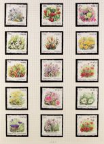 COLLECTIONS & ACCUMULATIONS FLOWERS 1950's-2000's GIGANTIC WORLD NEVER HINGED MINT COLLECTION in