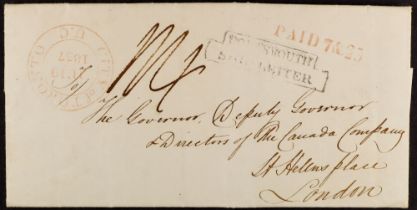 CANADA 1837 (19th June) entire letter to the Canada Company in London, from Toronto, Upper Canada,